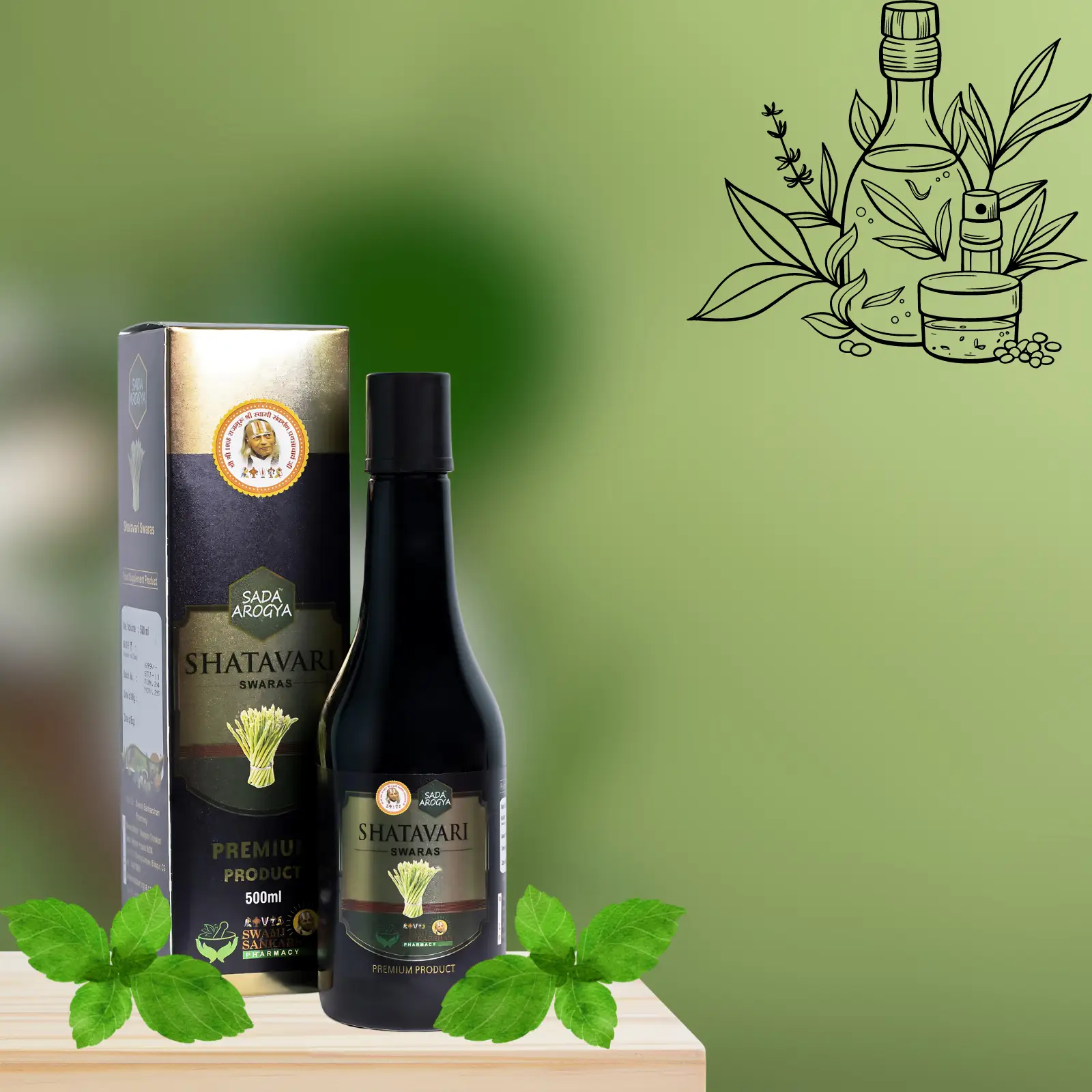 SADA AROGYA SHATAVAR SWARAS 500 ML