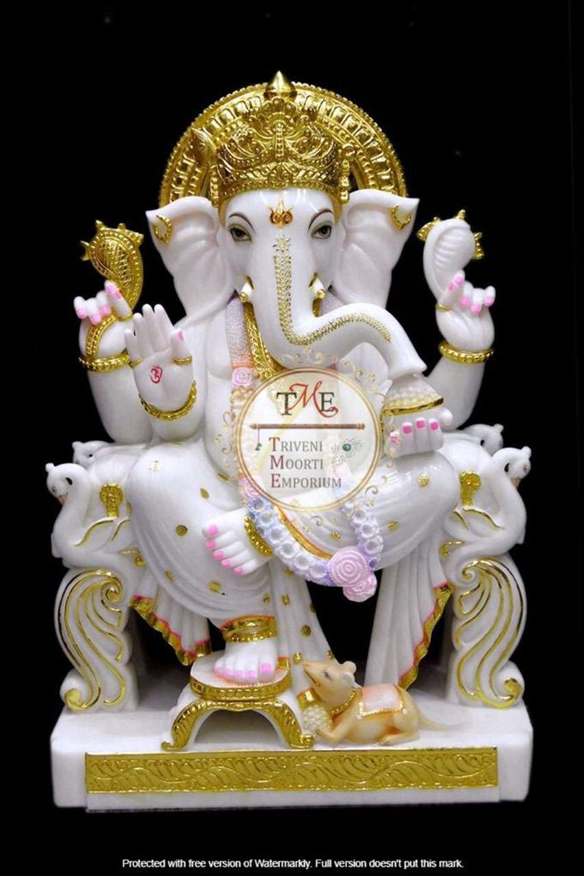 Ganesh Marble Moorti