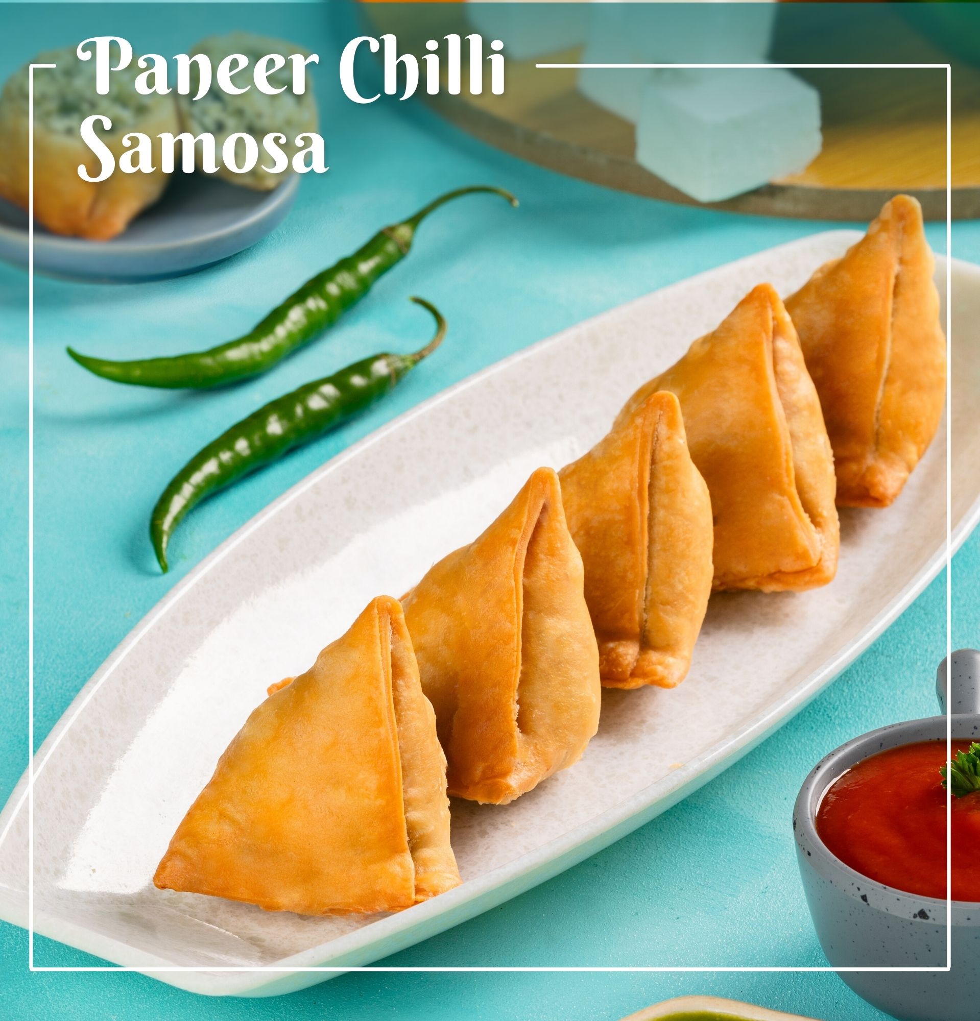 Paneer Chilli Samosa