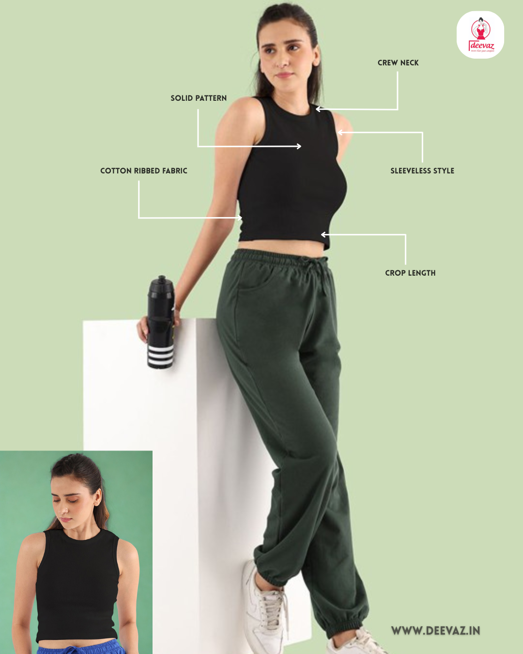 Deevaz Crop Top